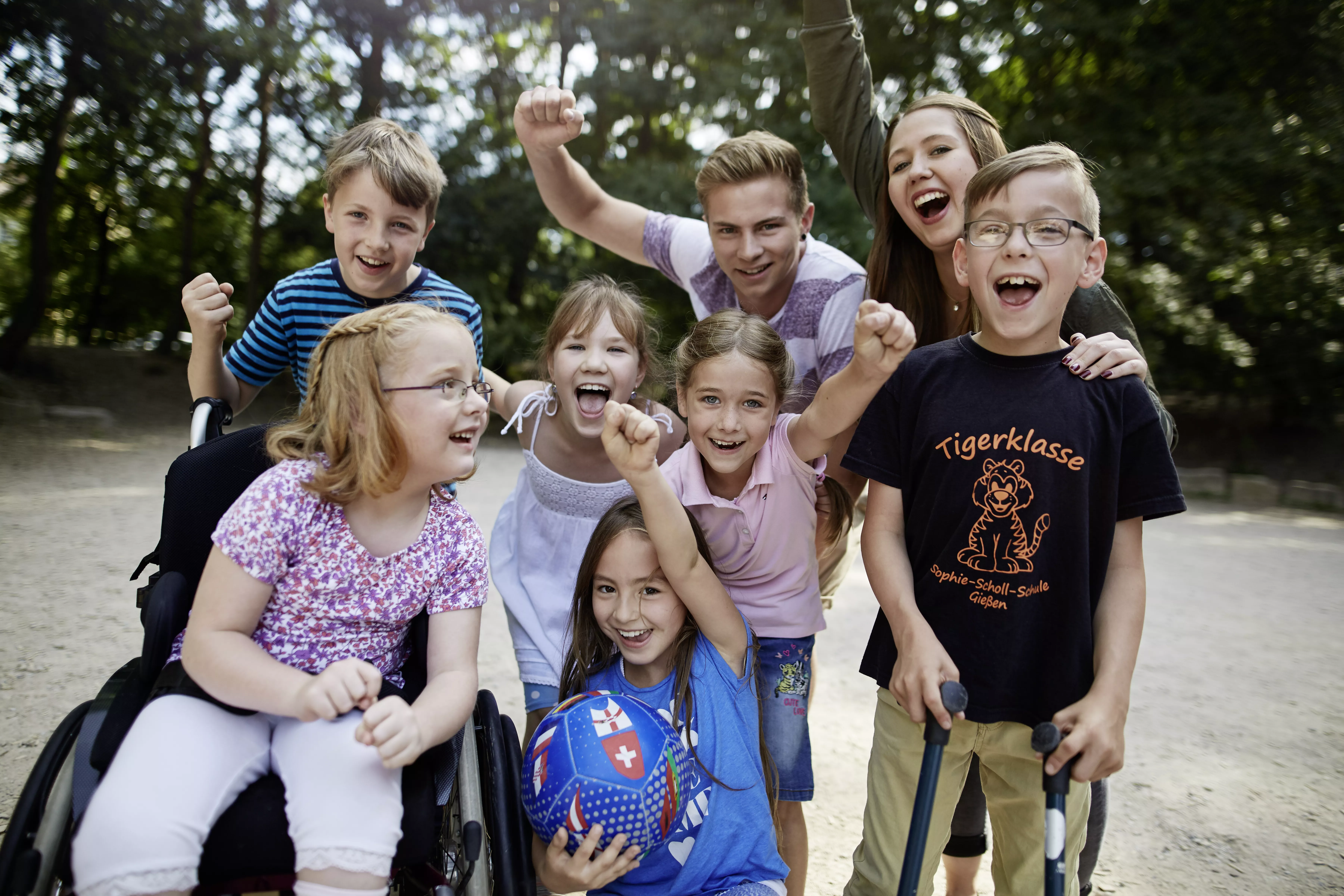 Gruppenbild Familienentlastender Dienst und Schulbegleitung