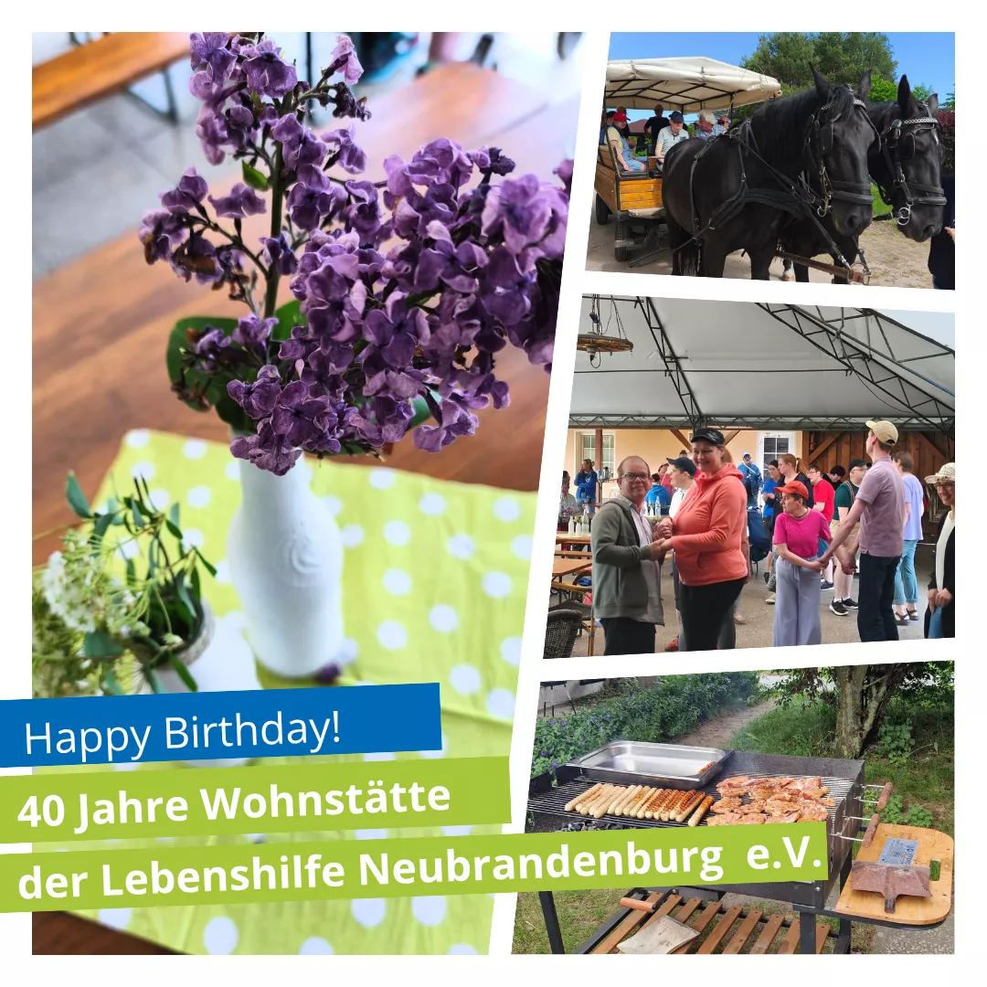 40 Jahre Wohnstätte | Lebenshilfe Neubrandenburg – Jubiläum 40 Jahre Wohnstätte | Lebenshilfe Neubrandenburg – Jubiläum